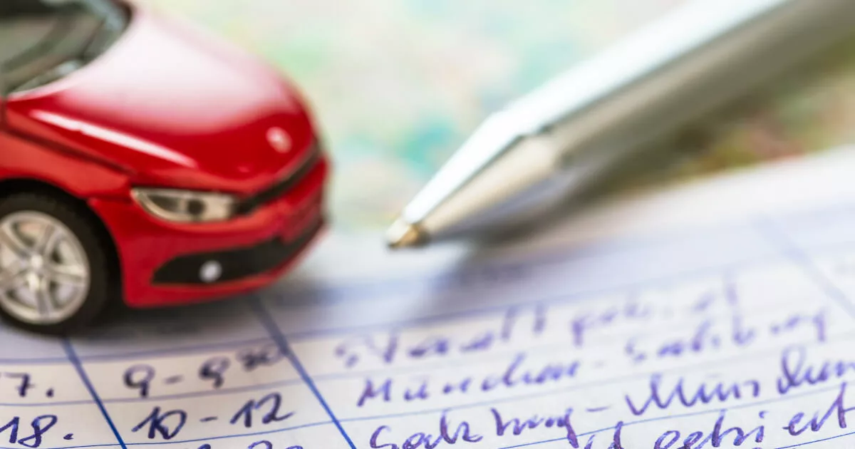 Image: Mileage log template: Free of charge as an Excel and PDF file